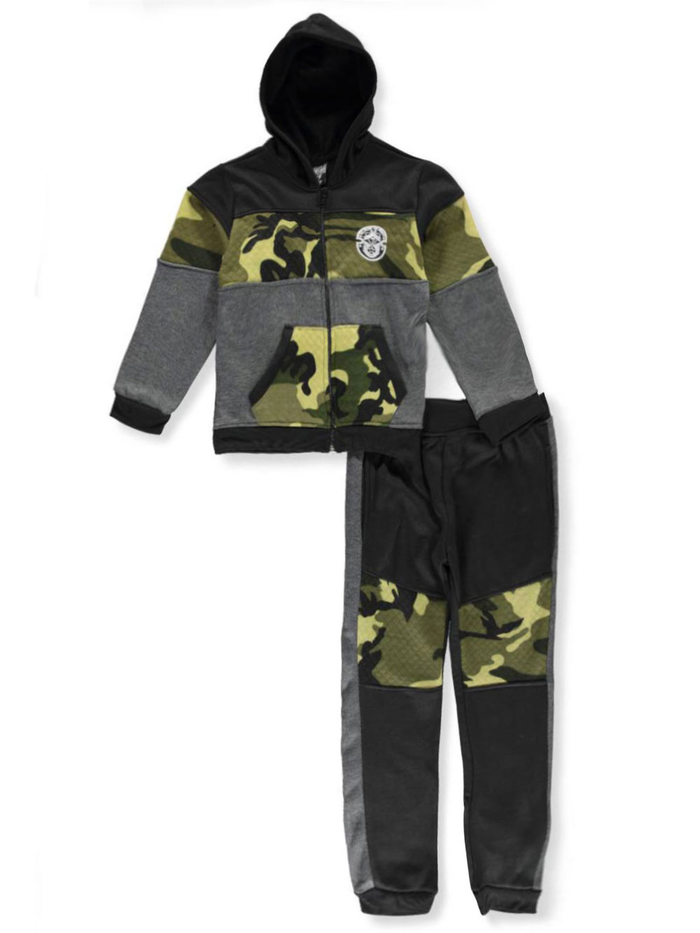 black and green sweatsuit