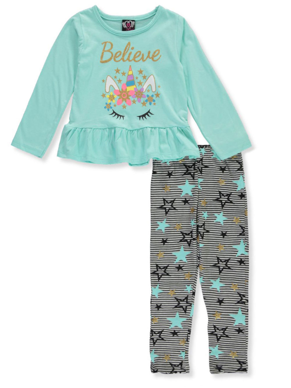 Real Love Girls 2-Piece Leggings Set Outfit