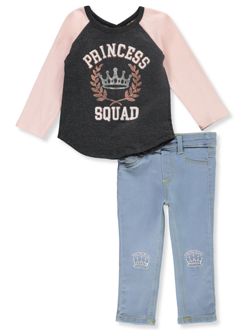 black squad jeans