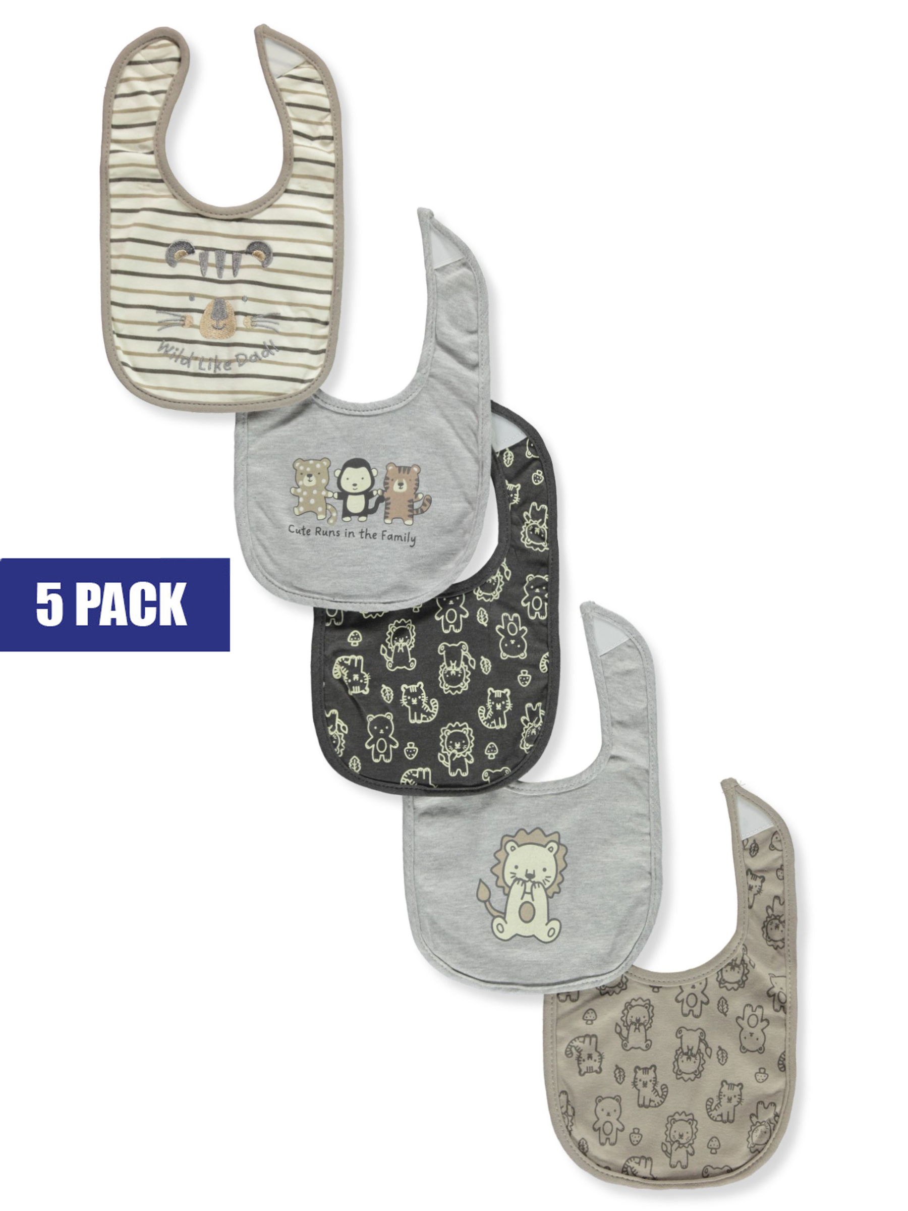 Millie & Myles Baby Boys' 5-Pack Bibs