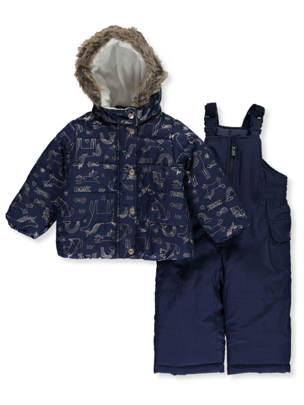 baby girl 2 piece snowsuit