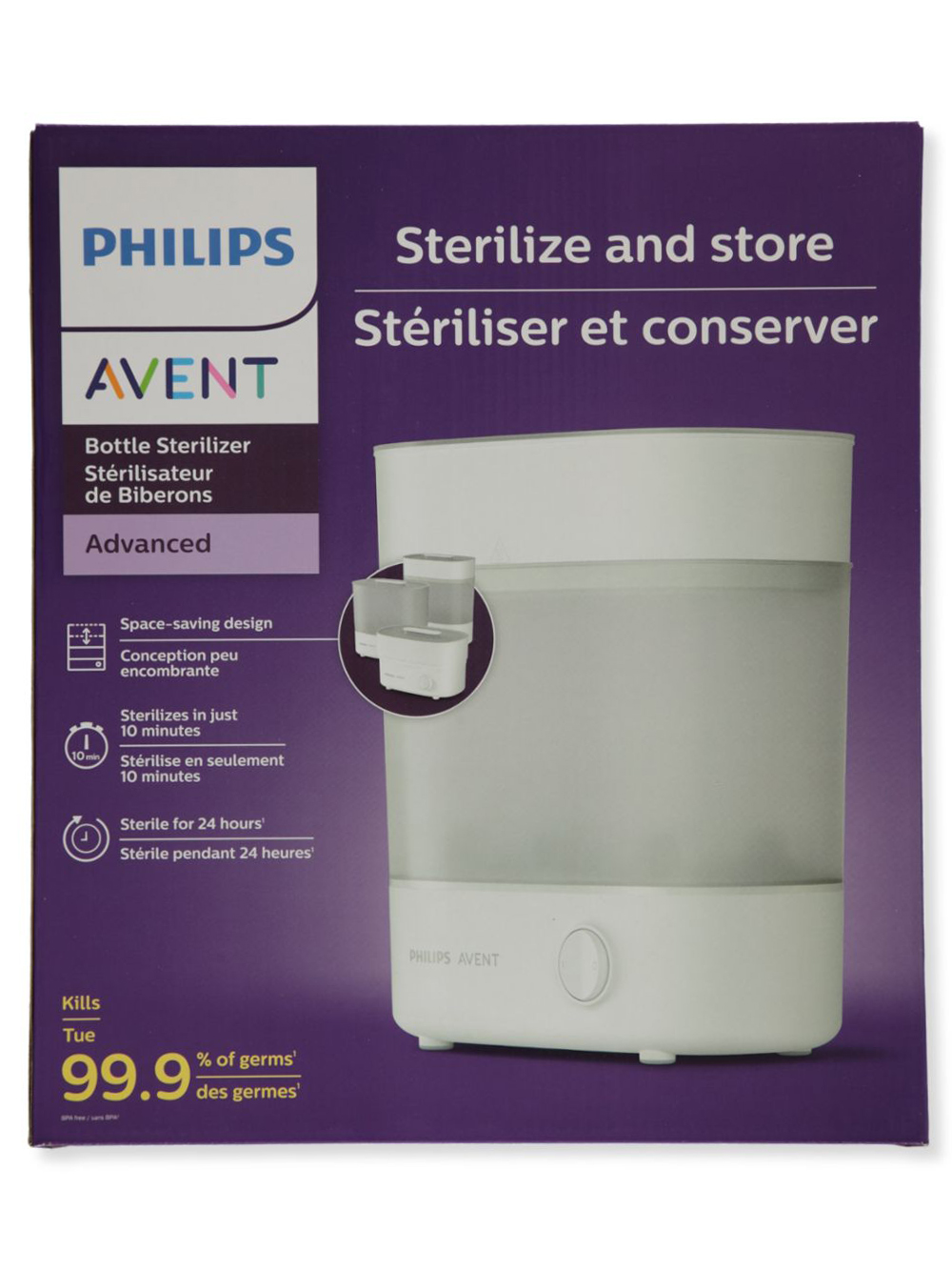 Steam Sterilizer  Philips Avent 3-in-1 Electric Steam Sterilizer 