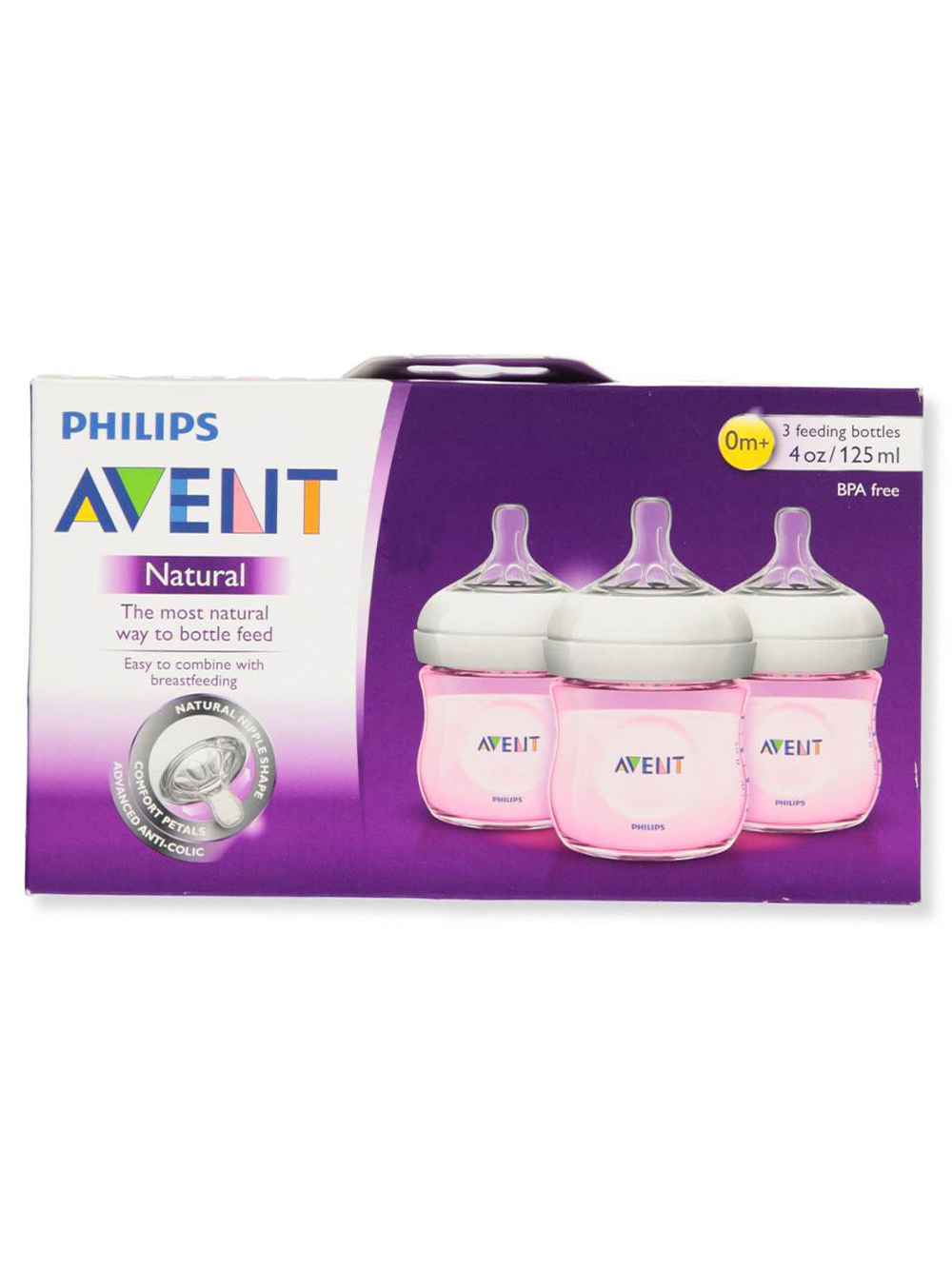 Avent natural shop bottles 3 pack