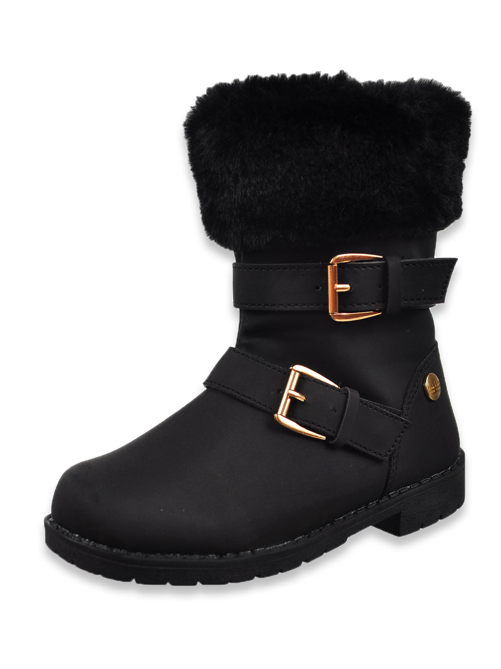 ladies black fur lined boots