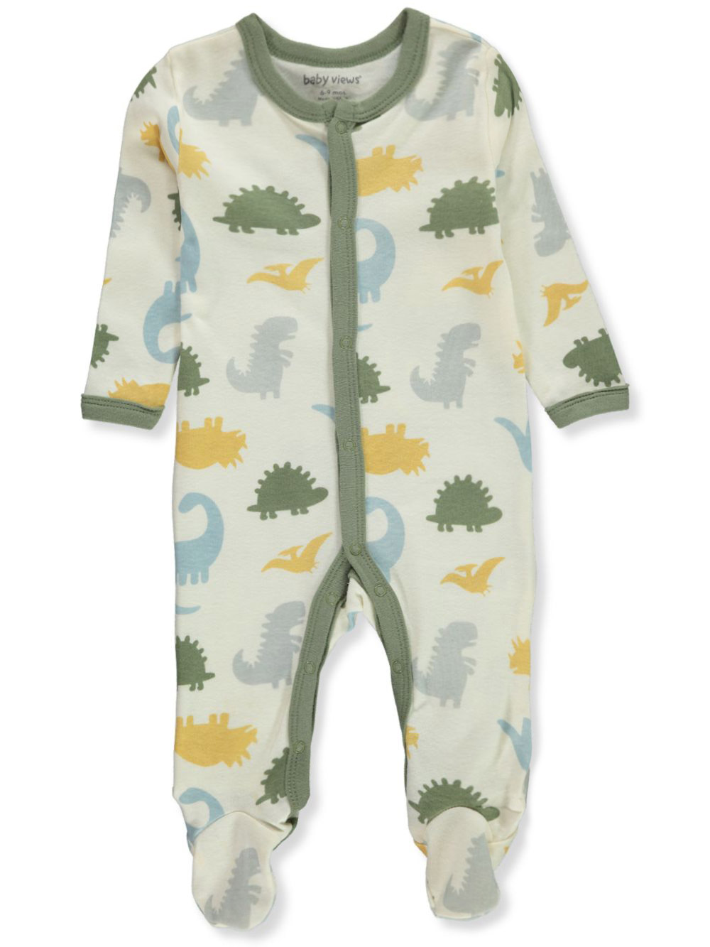 Dinosaur footie sales pajamas baby