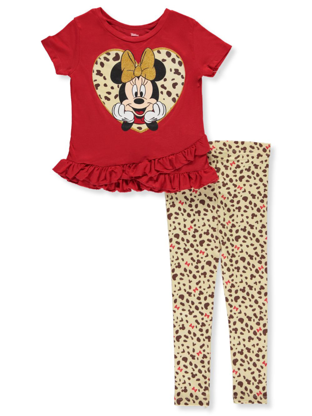 2 piece leopard outfit