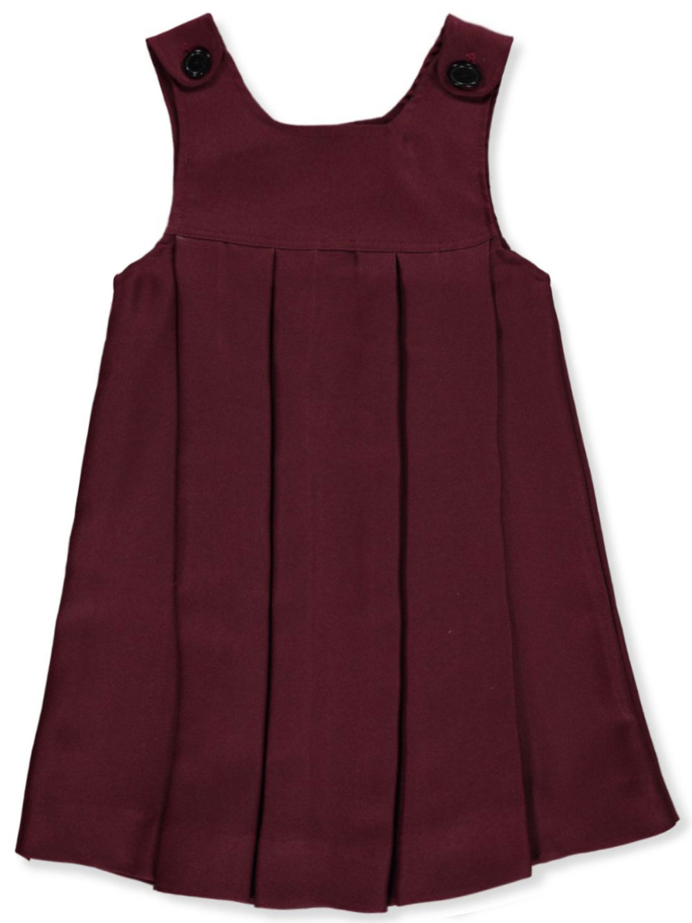 burgundy uniform dress Drop Waist Jumper  DENNIS Uniform Liquidation Sale