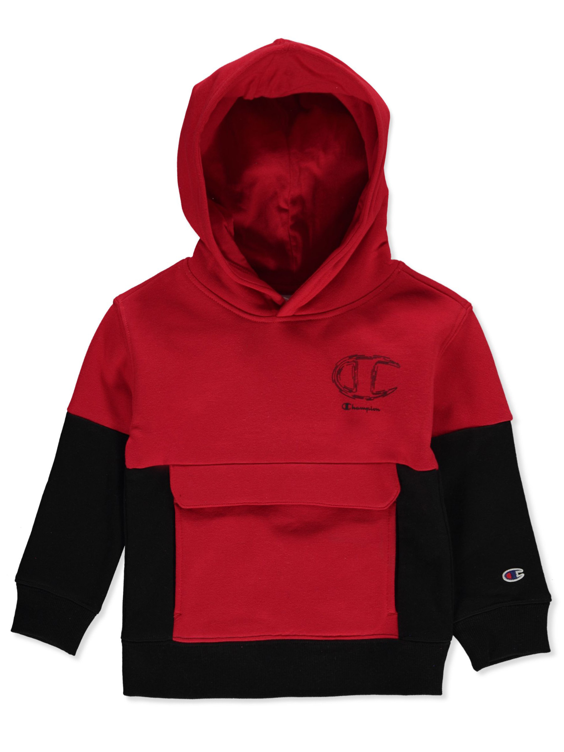 Boys red champion hoodie 2025