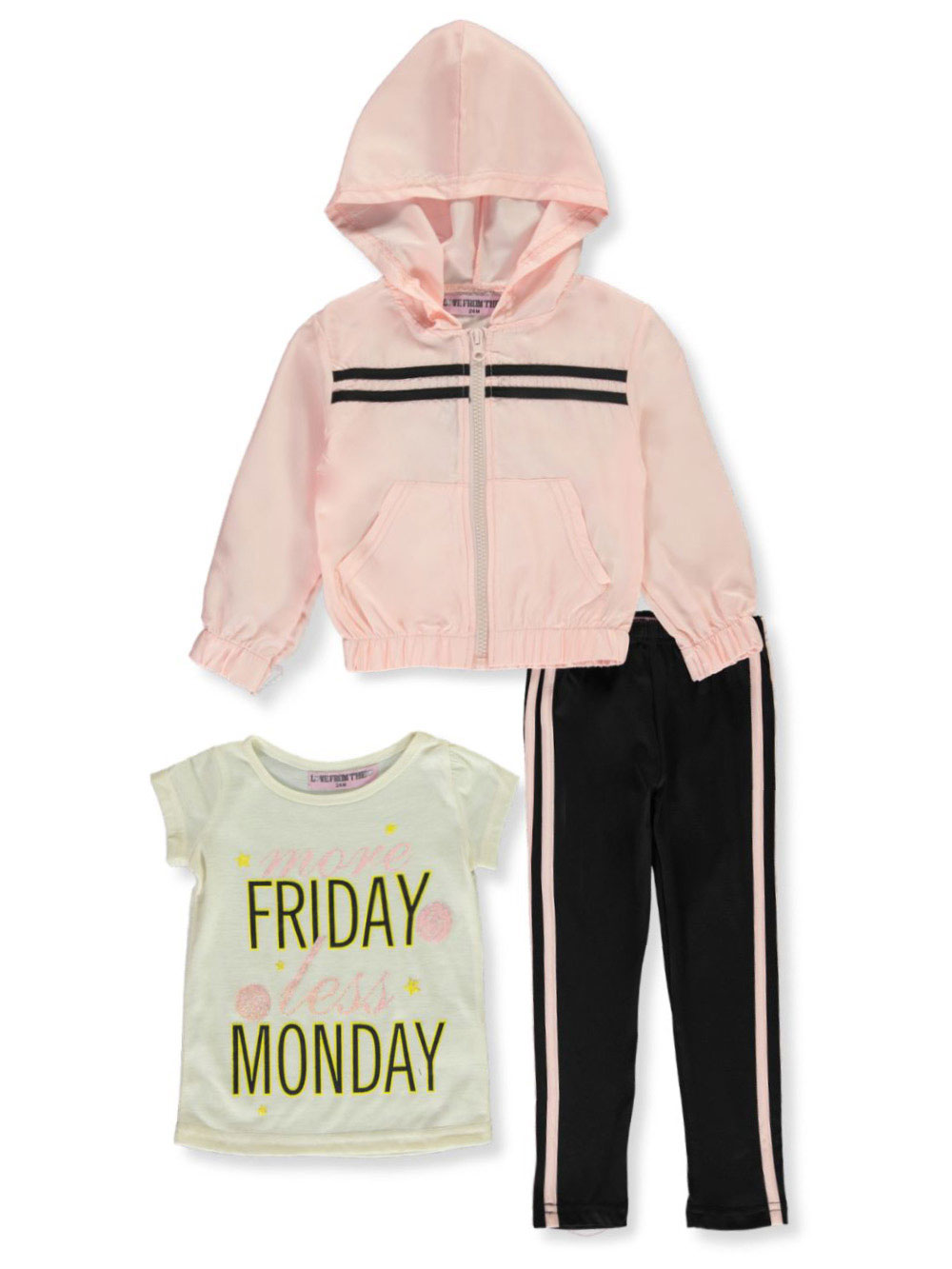 light pink sweatsuit