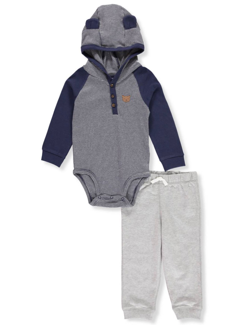 NEW Boy/'s CARTER/'S ATHLETIC Dept NAVY 2-Piece Fleece Hoody /& Jogger 3T