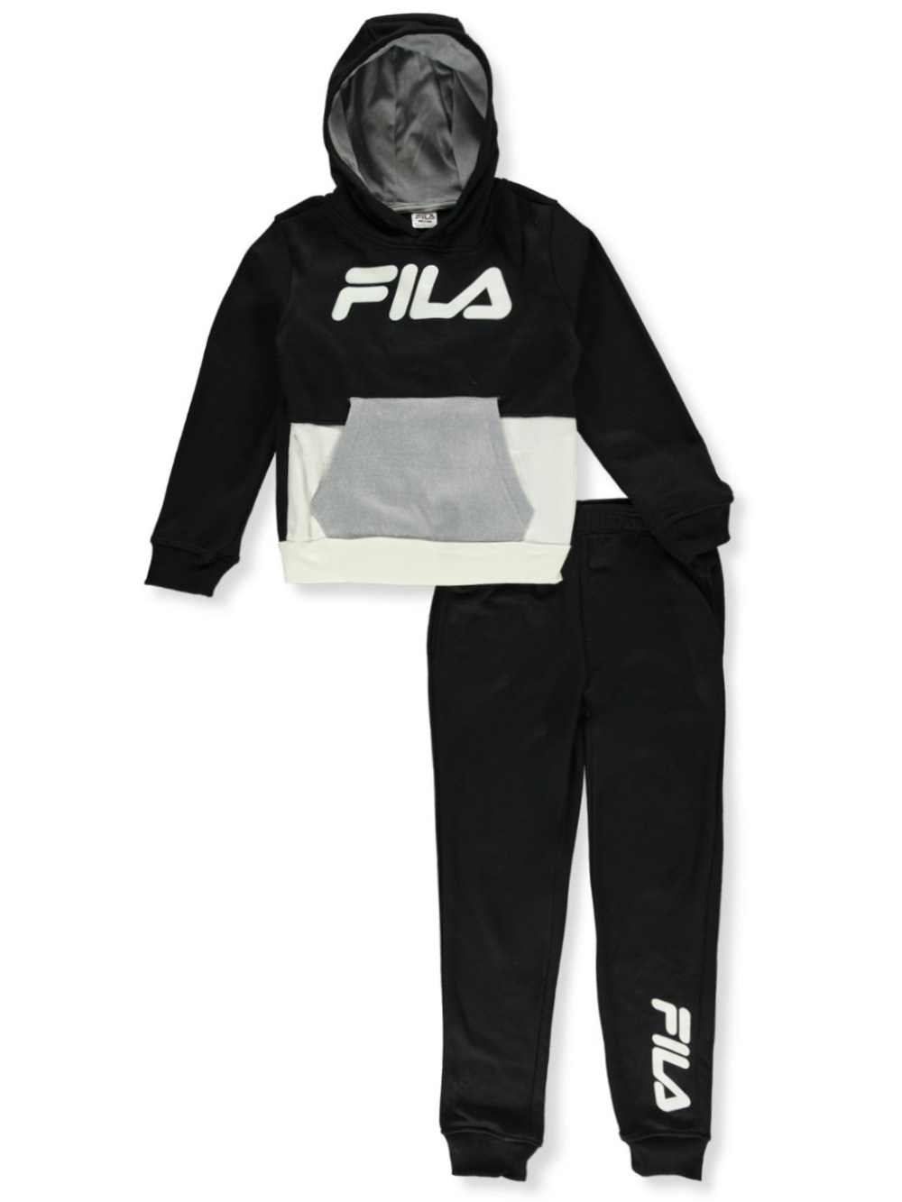 black fila outfit