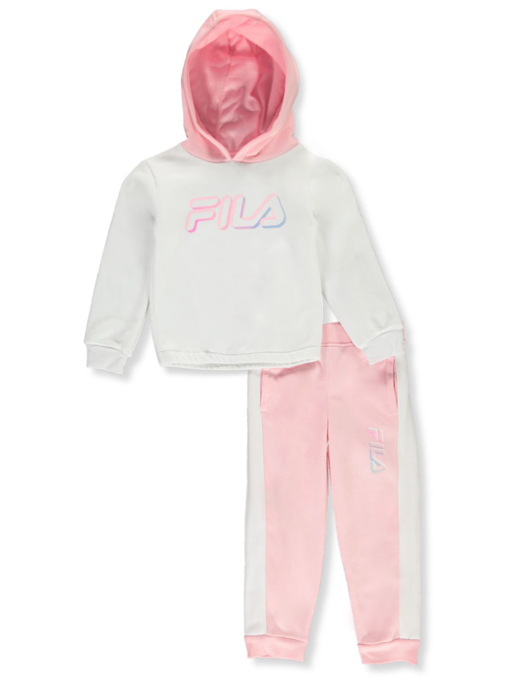white fila sweat suit