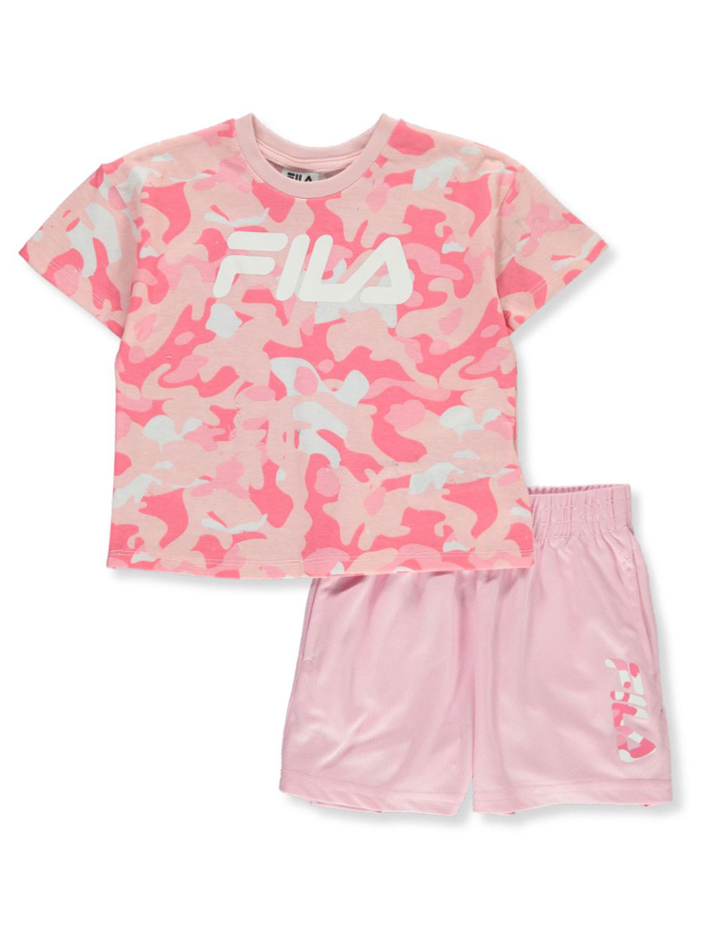 pink fila outfit
