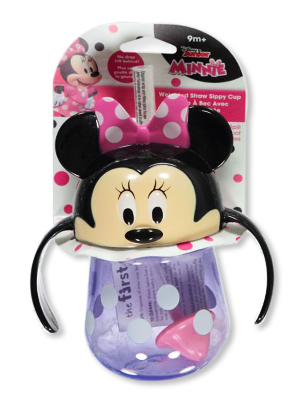 Disney Junior Sippy Cup, Minnie, Weighted Straw, 9 Months+