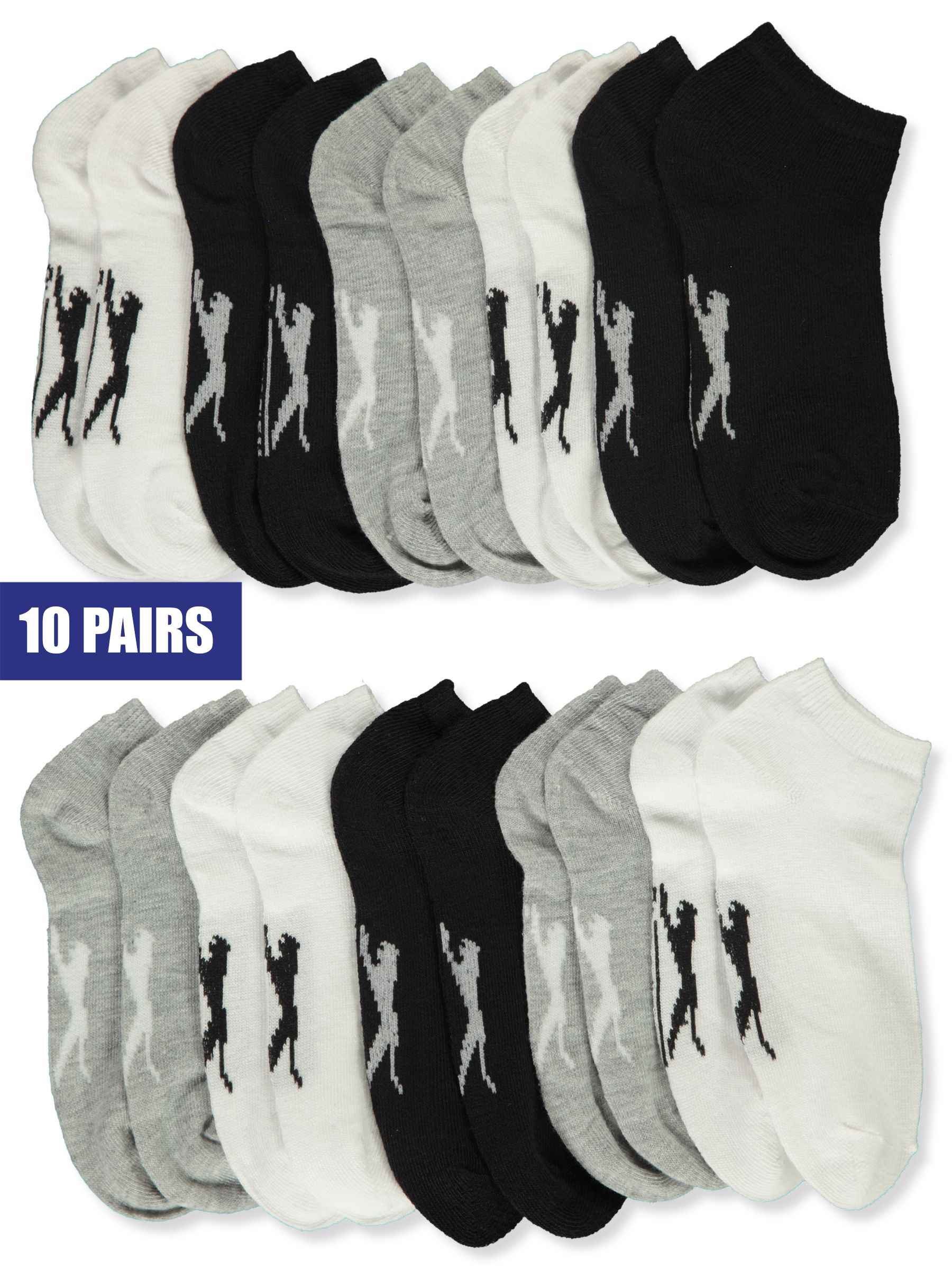 Slazenger Boys' 10-Pack Quarter Socks