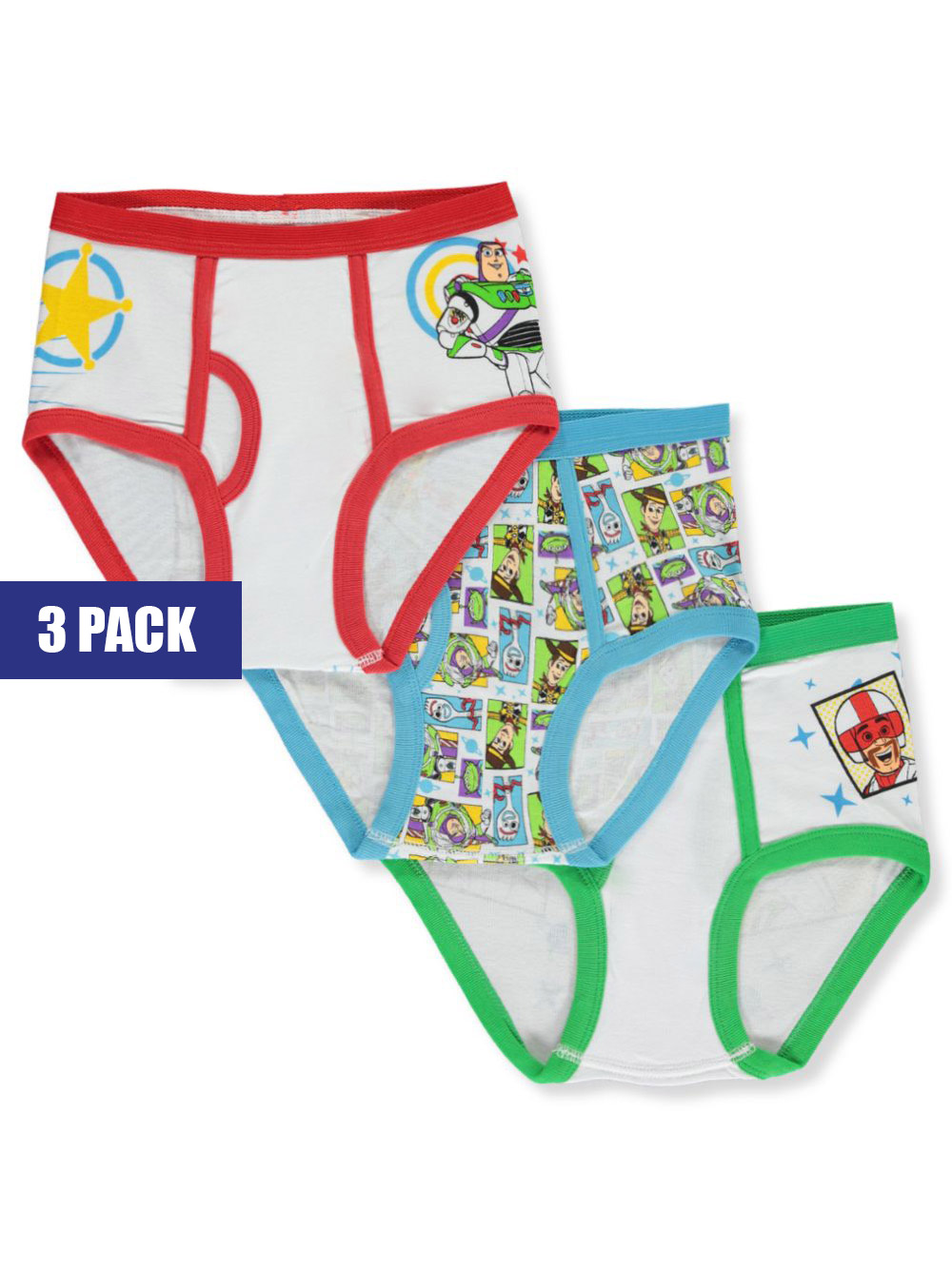 Toy Story Girls Panties Underwear - 8-Pack Toddler/Little Kid/Big Kid Size  Briefs 