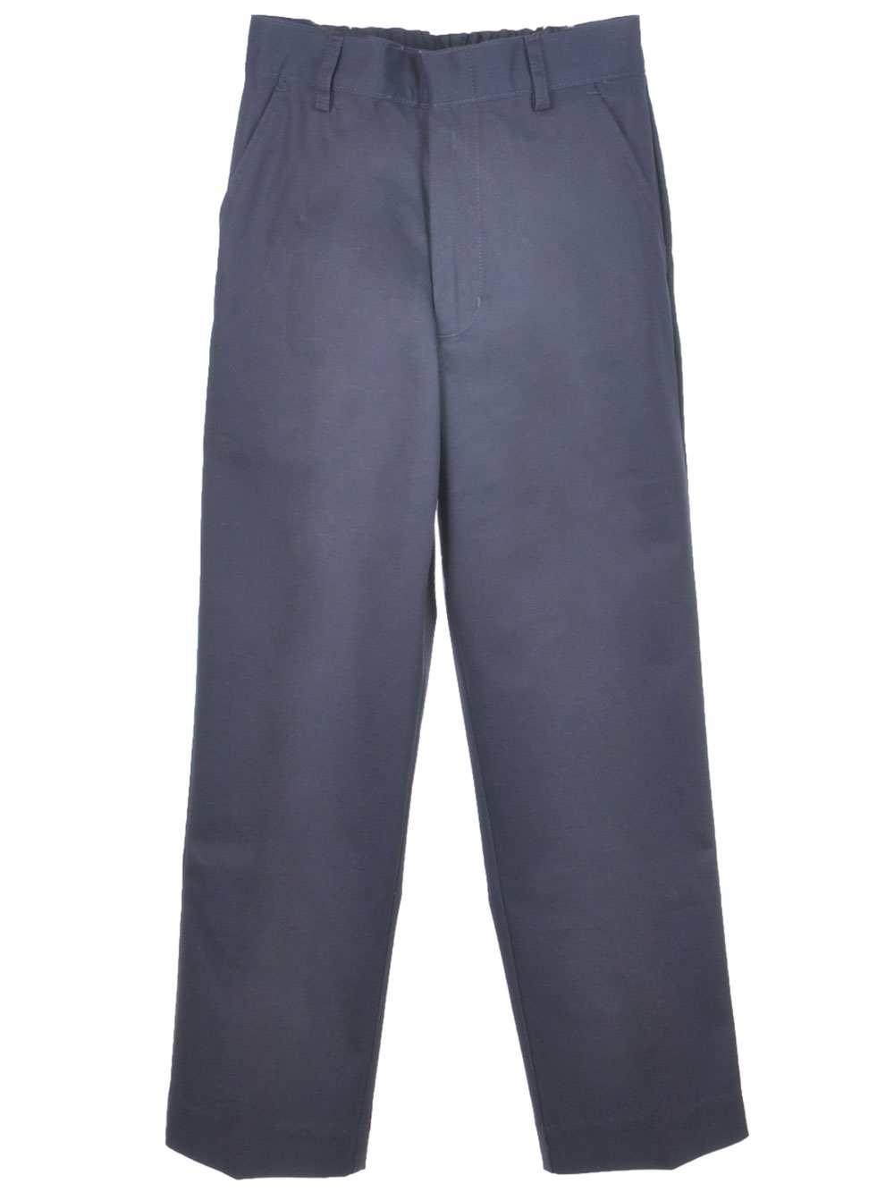 Preferred School Uniforms Big Boys' Double Knee Flat Front Pants (Sizes 8 - 20) - midnight navy, 14