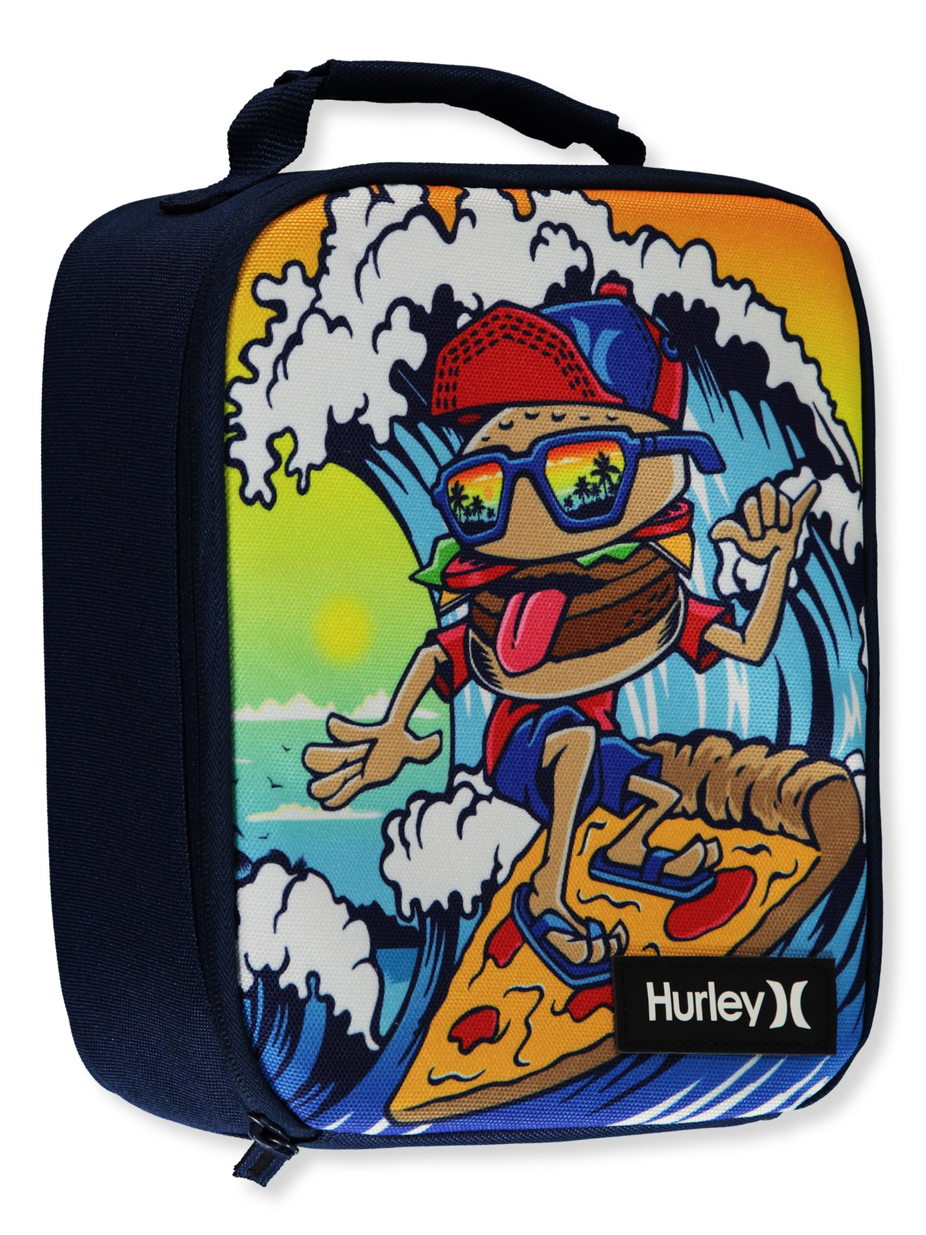 Hurley Boys' Pizza Monster Lunch Box Tote