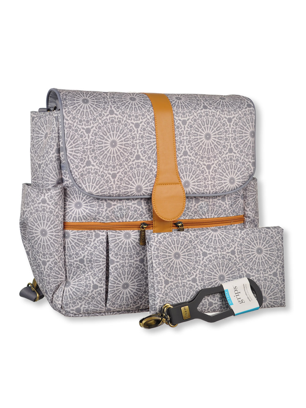 Jj Cole Backpack Diaper Bag With Changing Pad