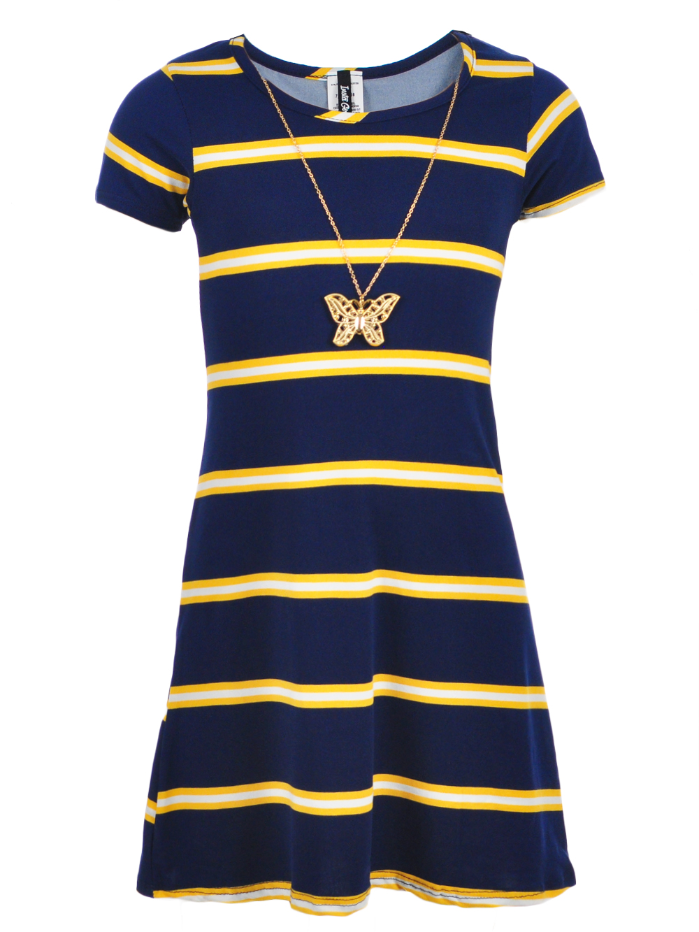 Girls Dress Blue Necklace