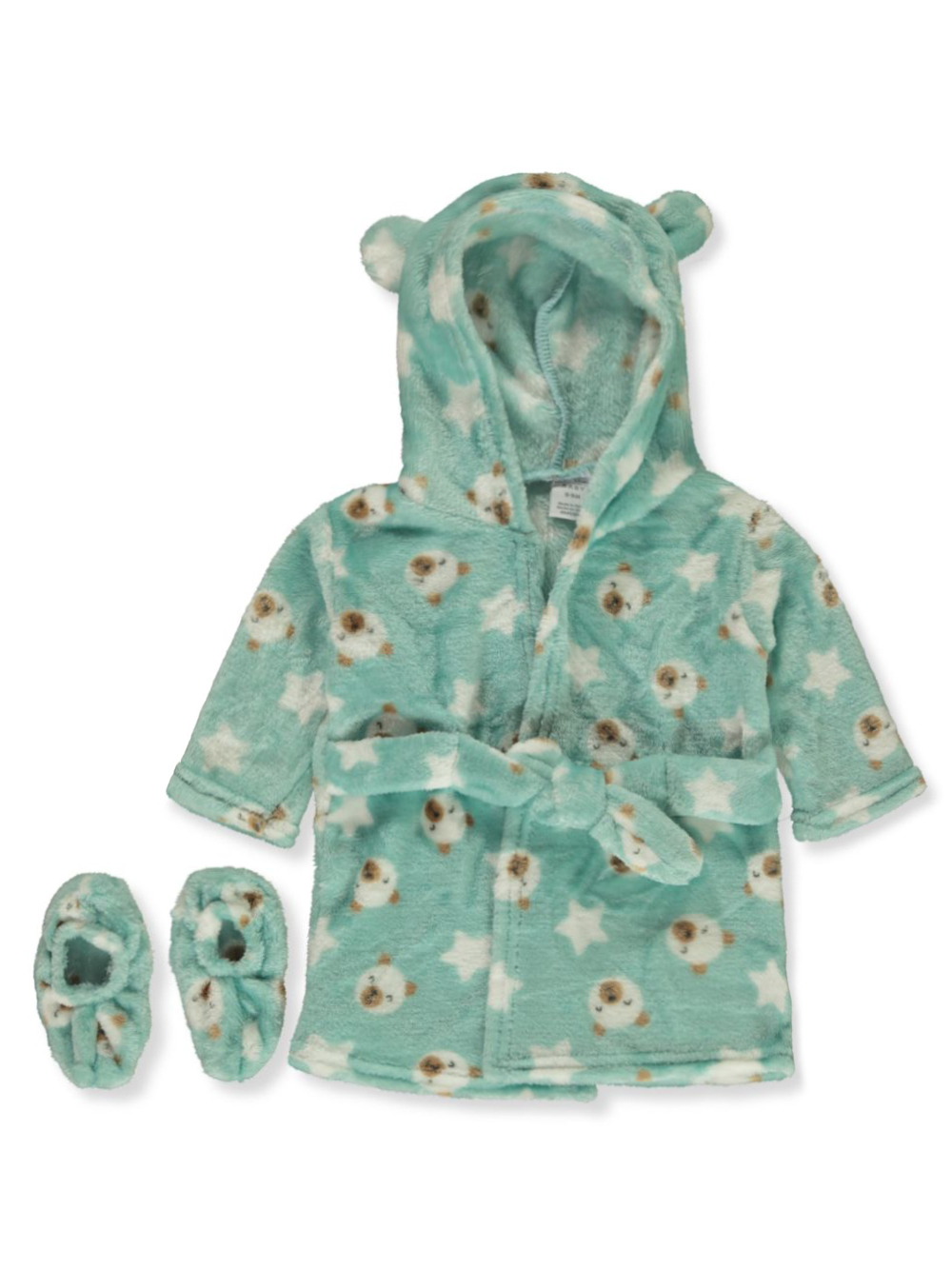 Mon Baby Baby 2-Piece Bears With Slippers