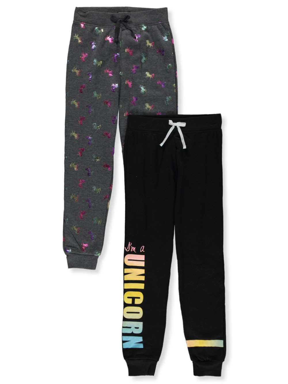 Dream Star Girls' 2-Pack Unicorn Jogger Set