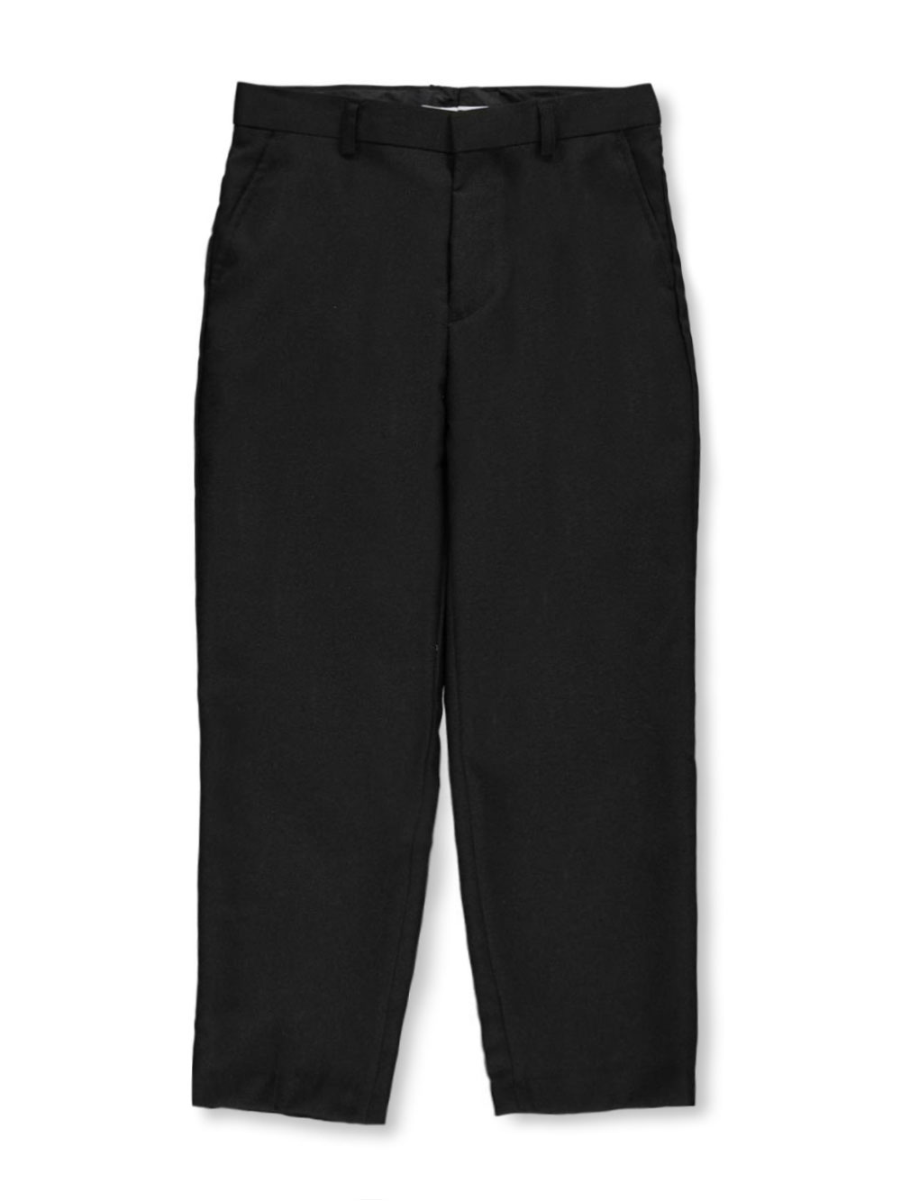 Vittorino Big Boys Husky Flat Front Slim Fit Dress Pants Black 20 Husky