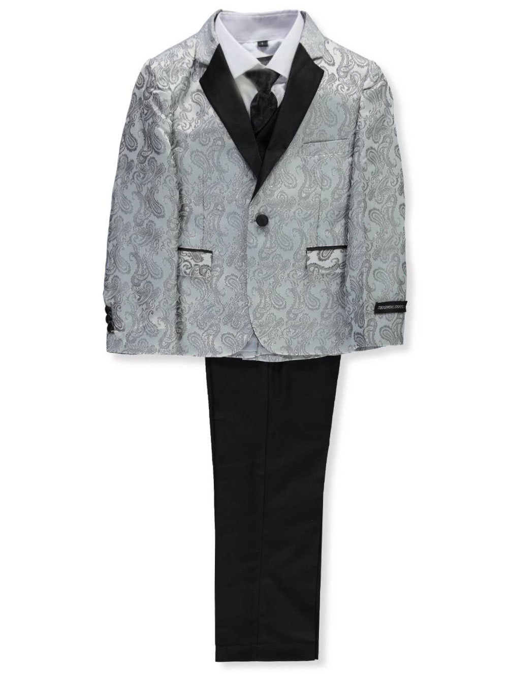 Kids World Boys 5 Piece Suit Pants Set