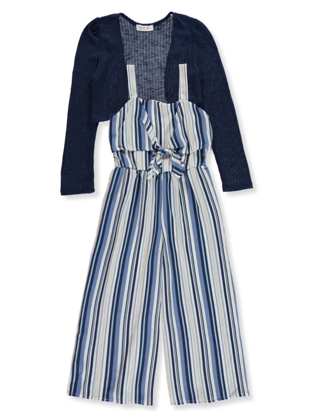 cardigan over jumpsuit