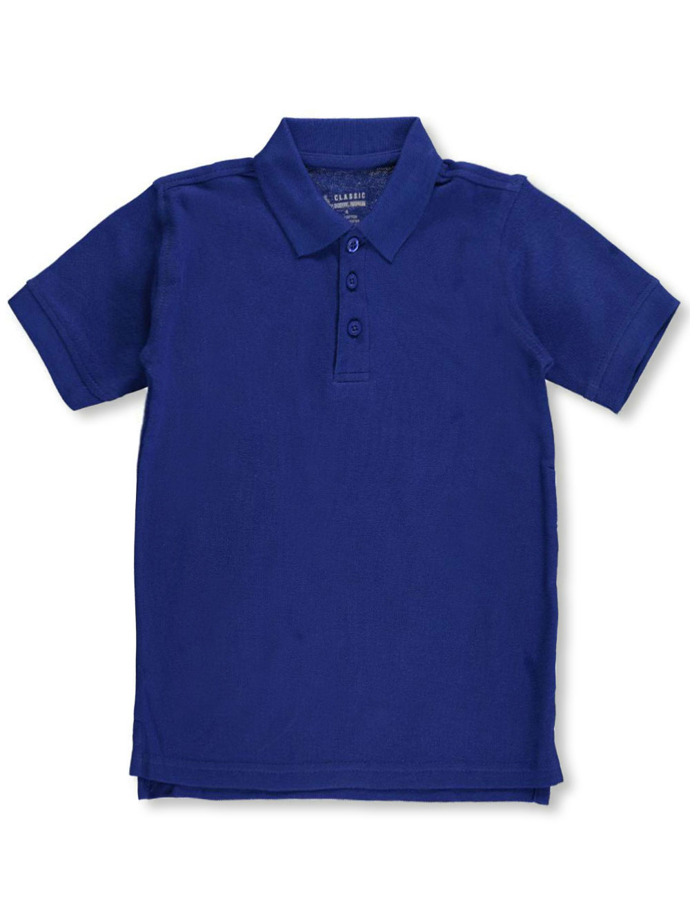 Classic School Uniform Pique Polo (Adult Sizes S - XXL) - royal blue, l
