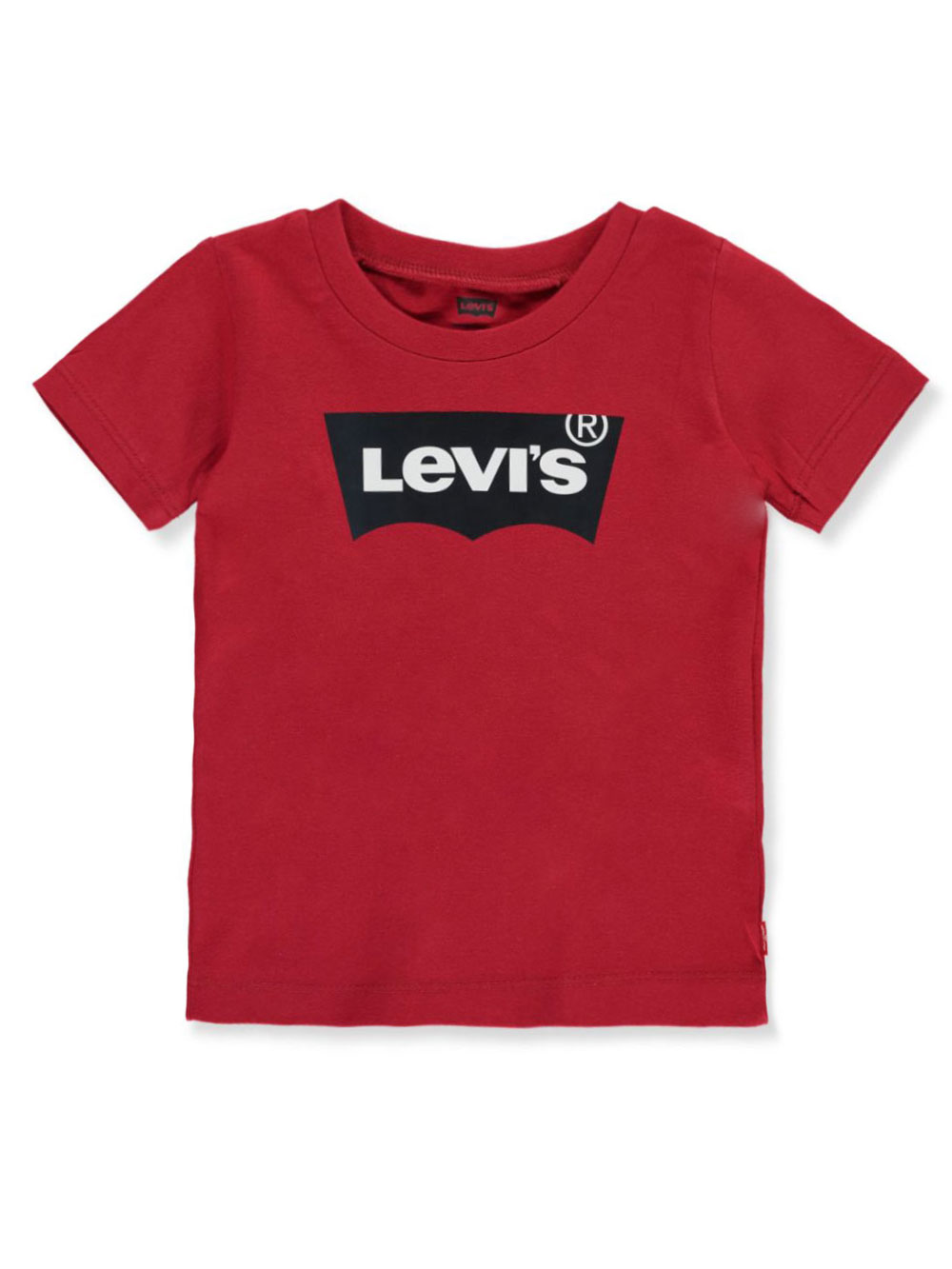 levi's black t shirt with red logo