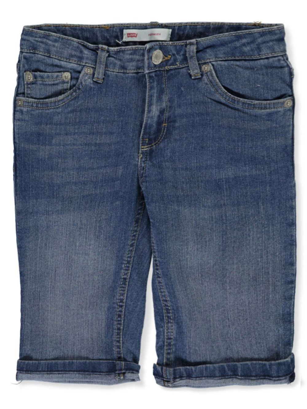 levi's denim bermuda shorts