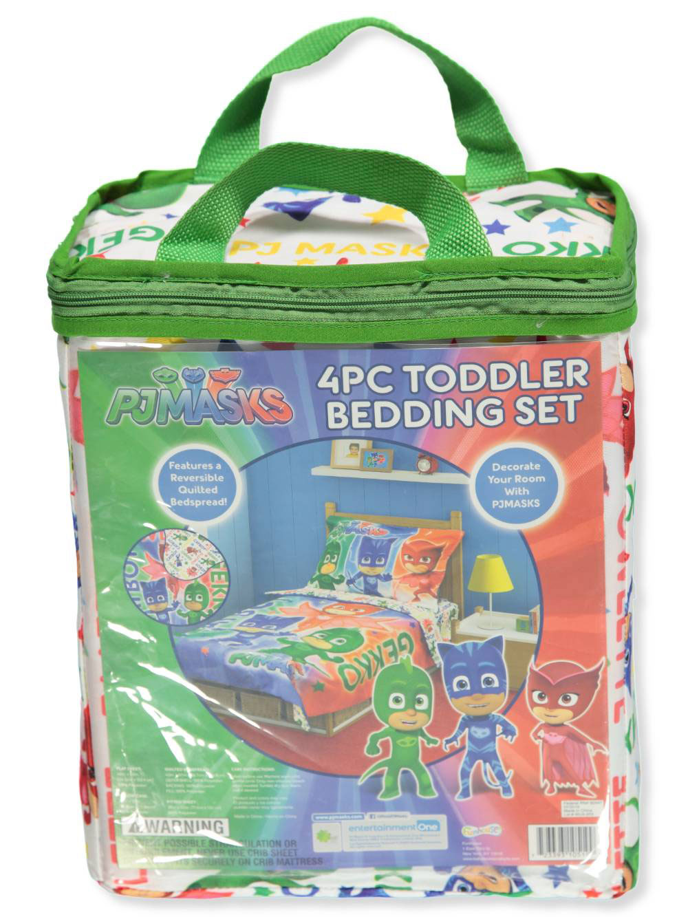 Pj Masks 4 Piece Toddler Bedding Set