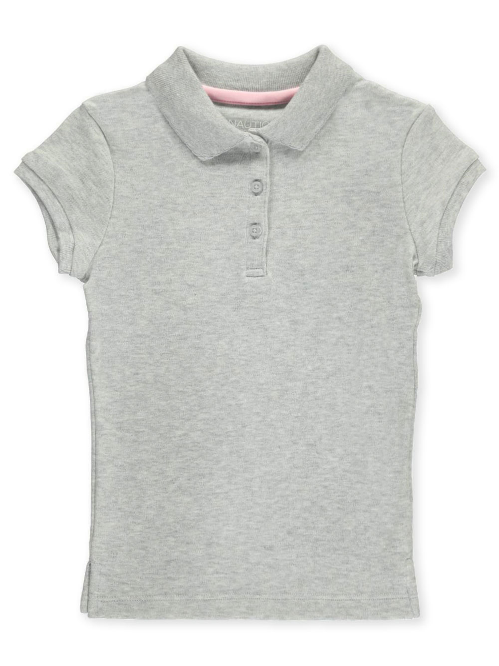 Nautica Little Girls/' Knit Polo with Picot Collar Sizes 4-6X
