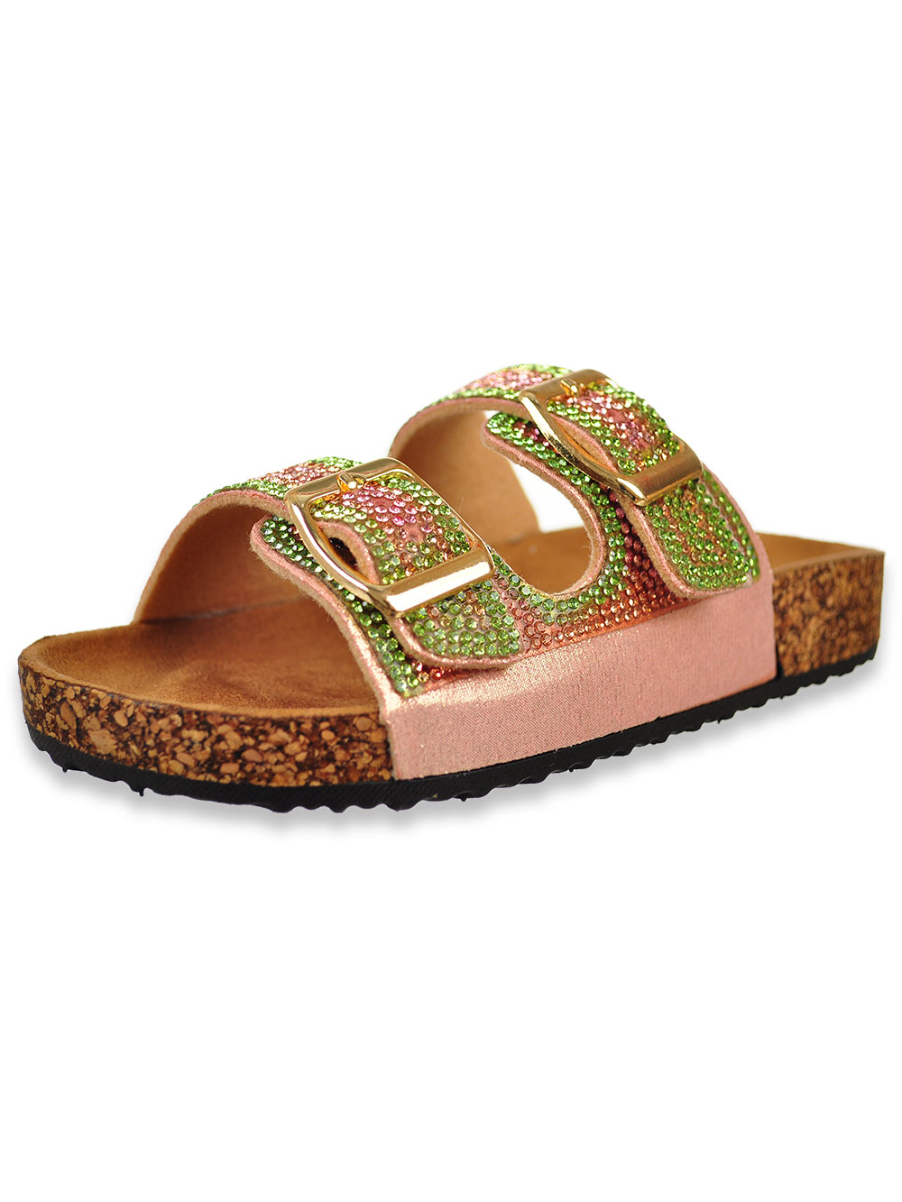 double strap slingback sandals