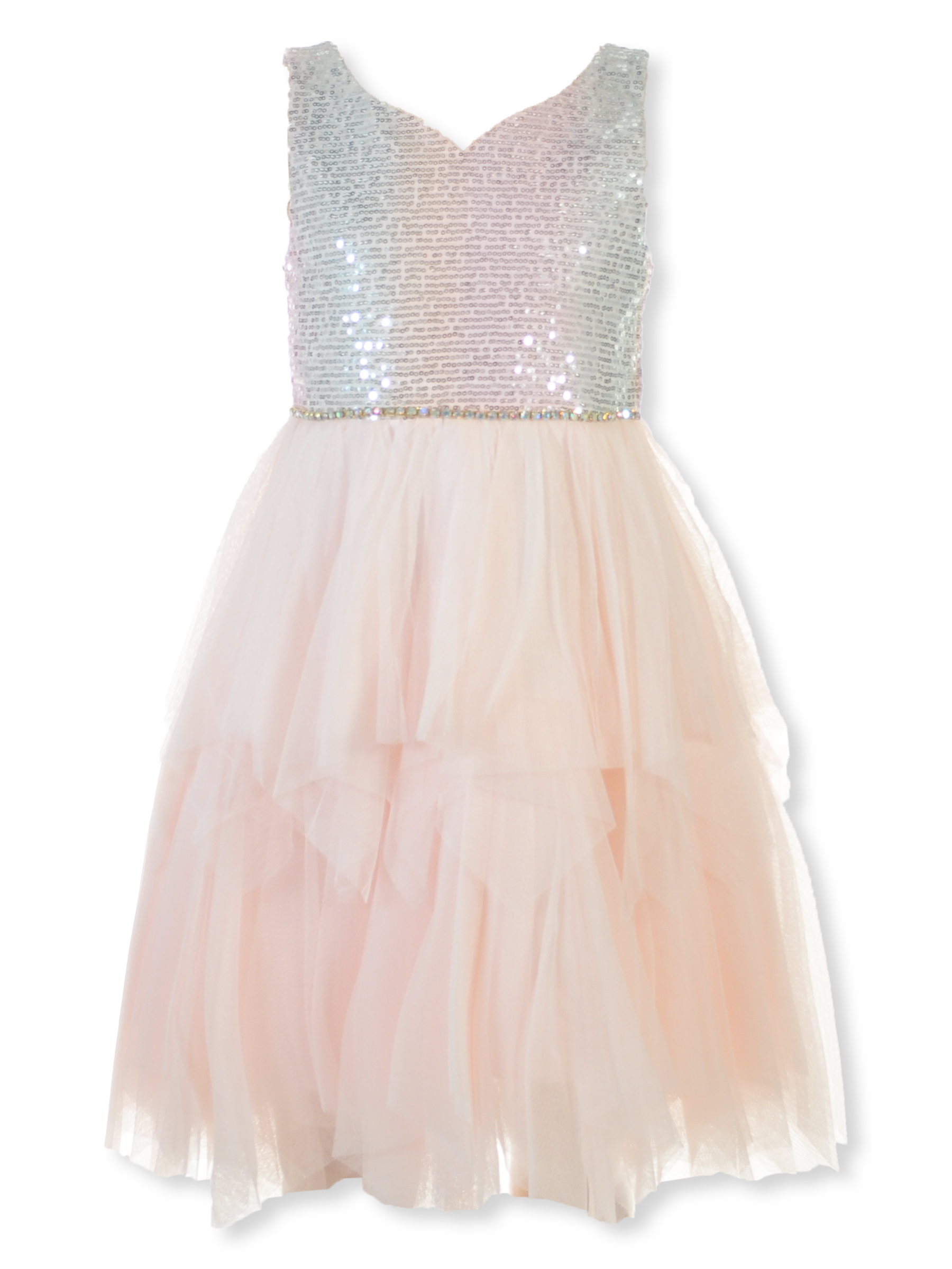strapless open back dress Earrings - Princess Collection main image 1