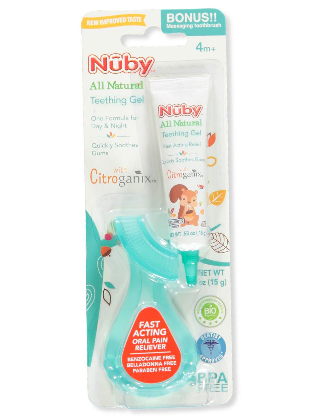 nuby natural teething gel