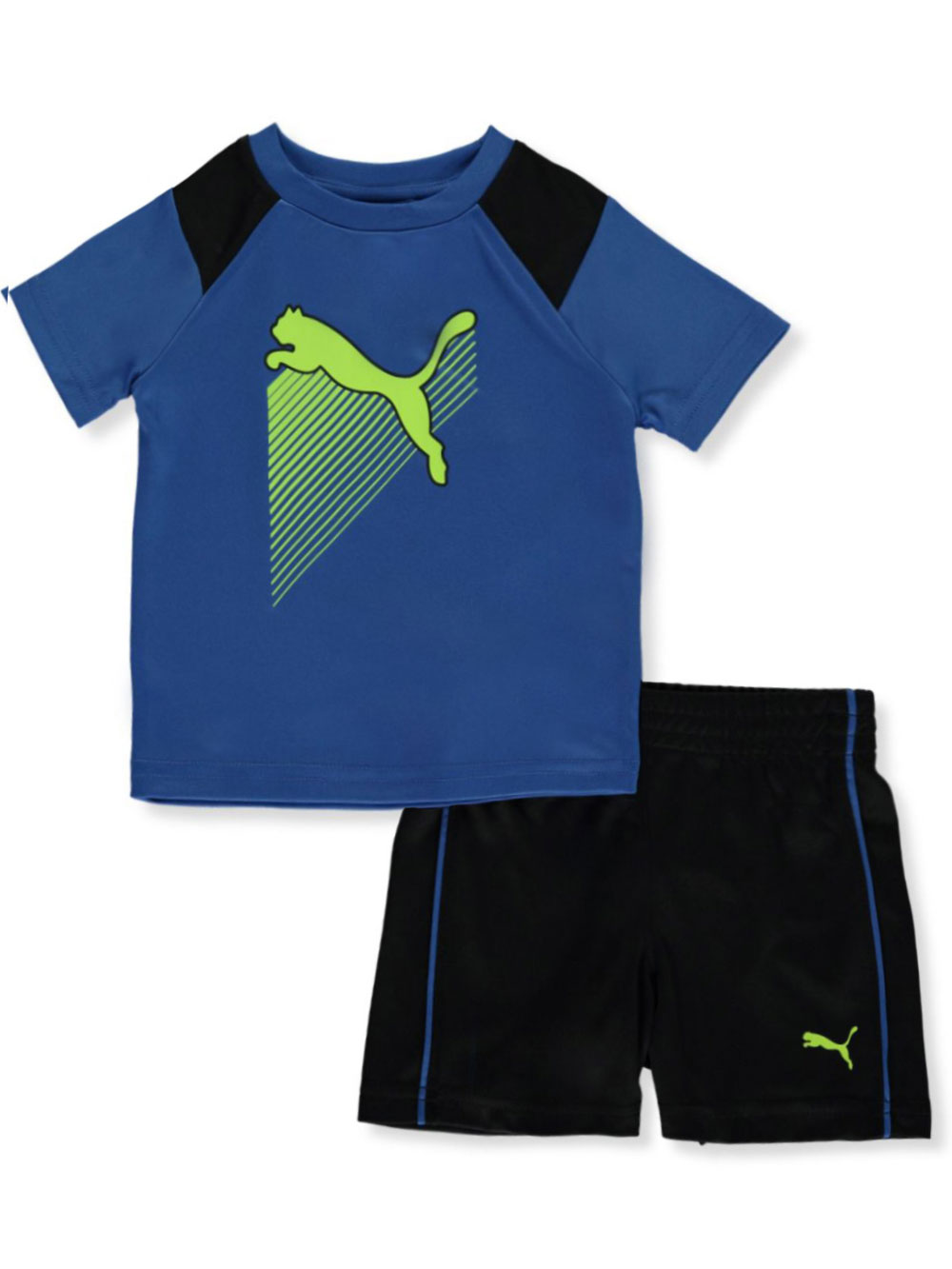 puma neon shorts