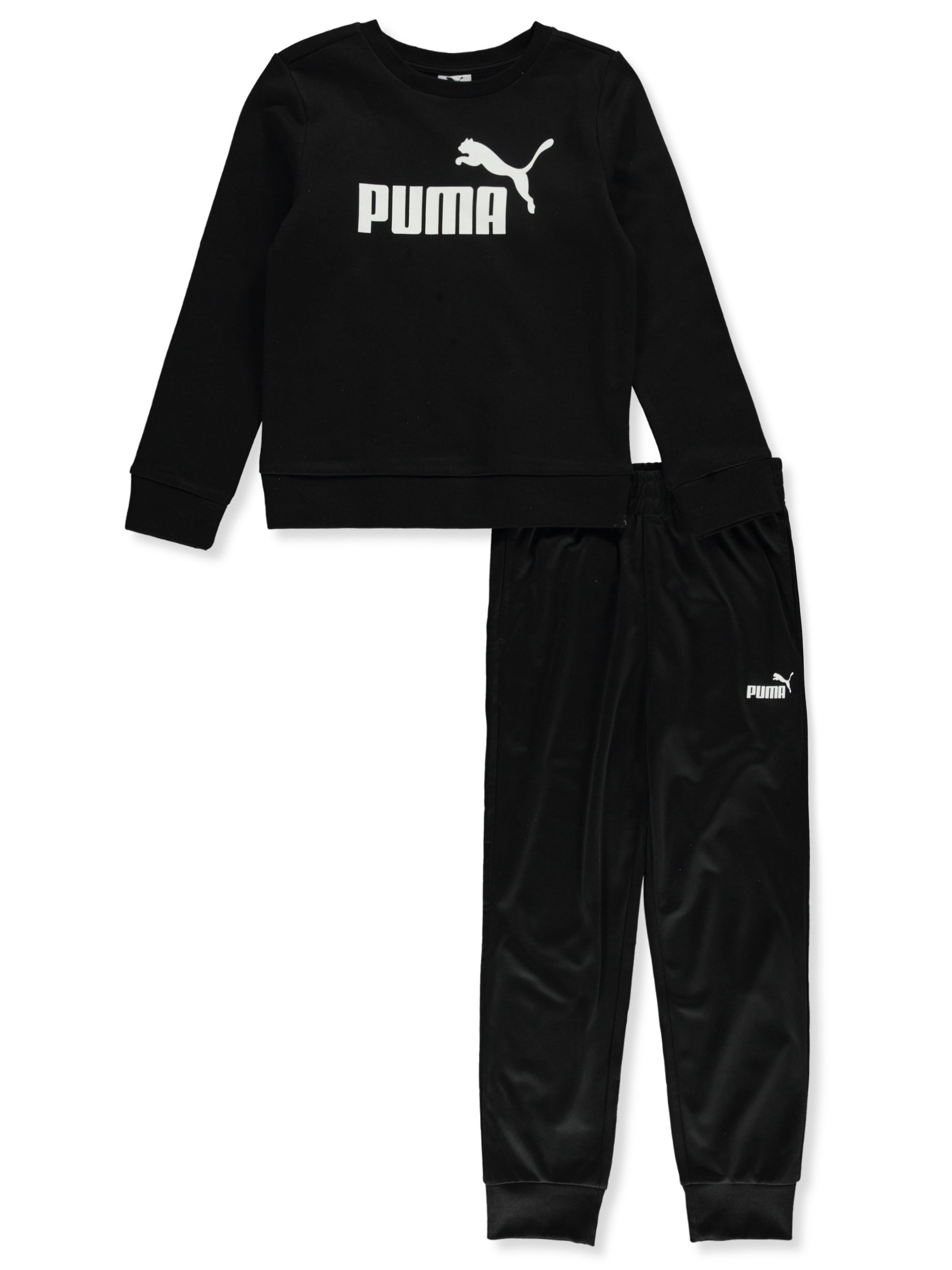 Puma Boys' 2-Piece Tricot Joggers Set Outfit
