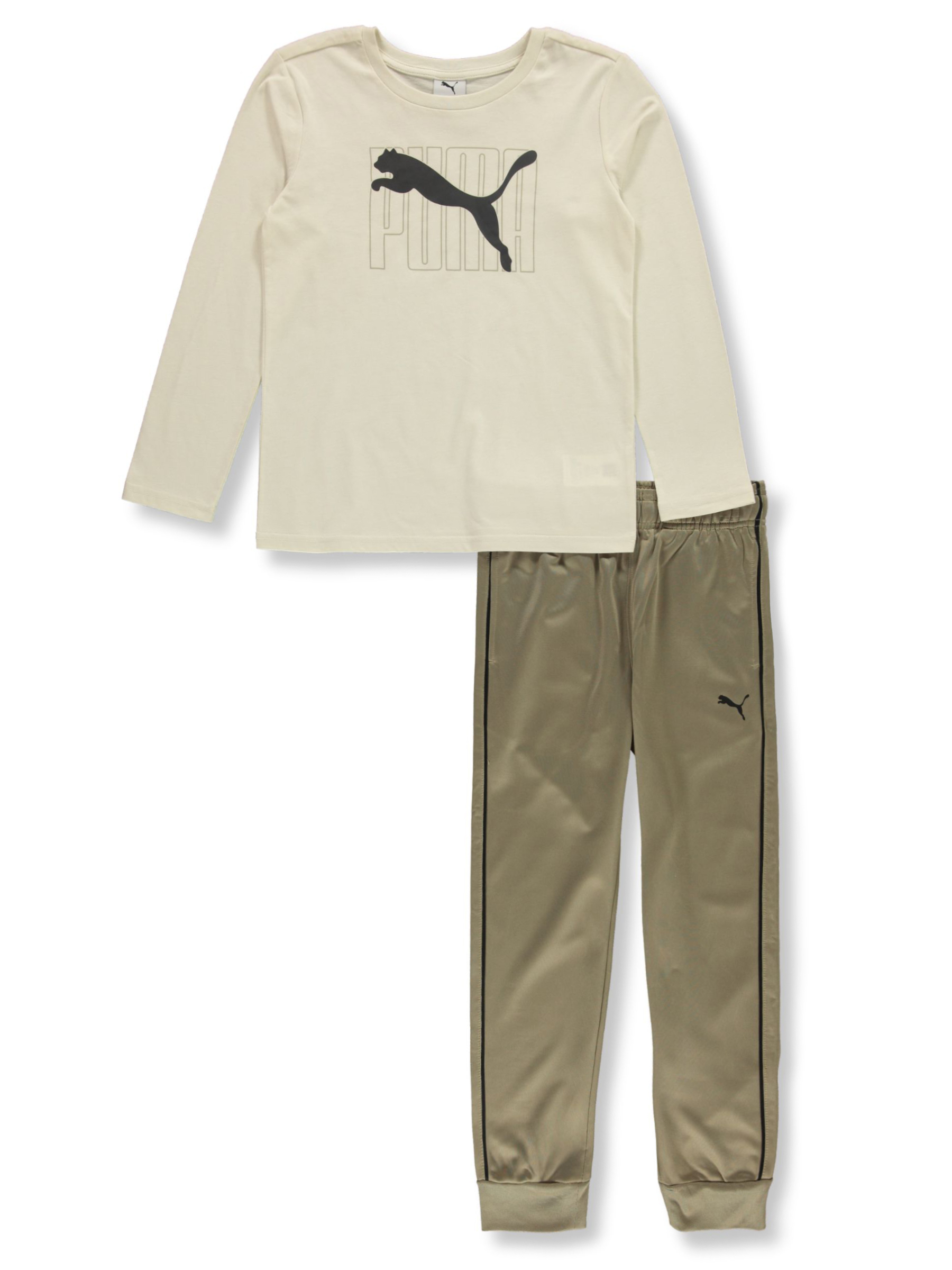 Puma Boys' 2-Piece Tricot Pants Set Outfit