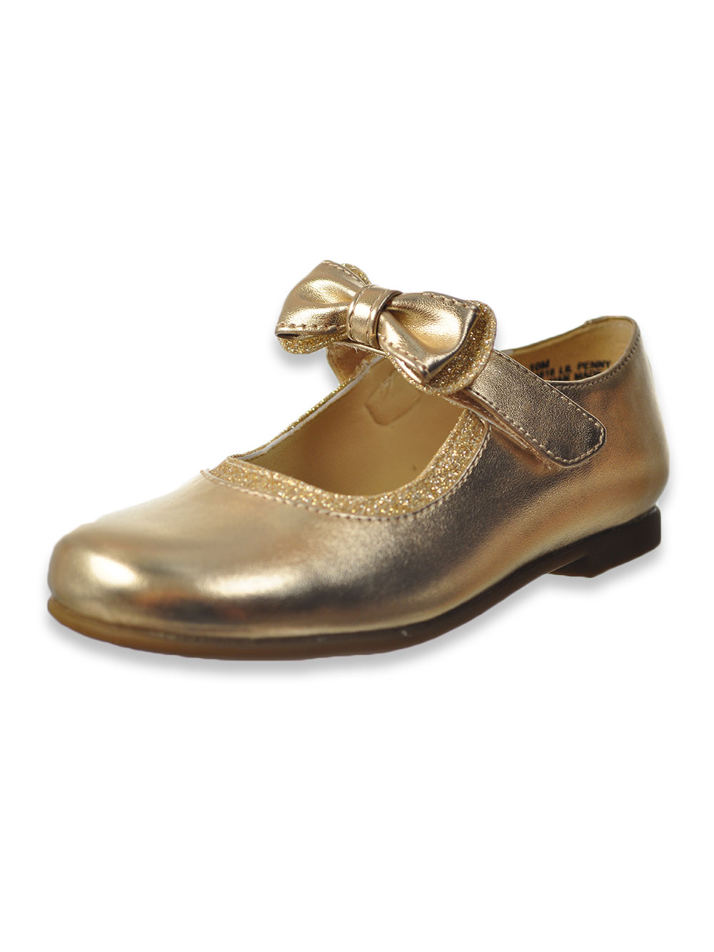 gold mary jane shoes