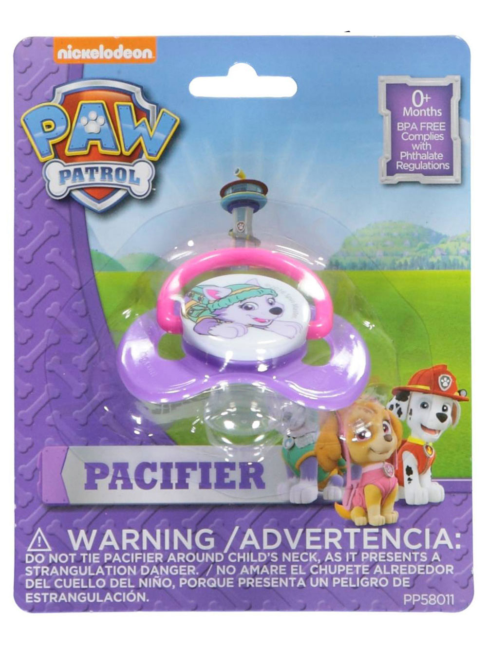 paw patrol pacifier