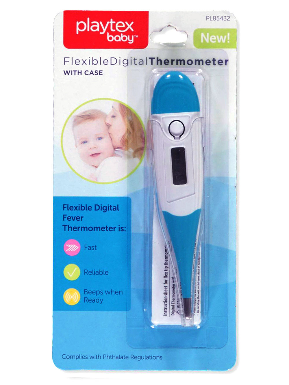 Digital Thermometer with Case