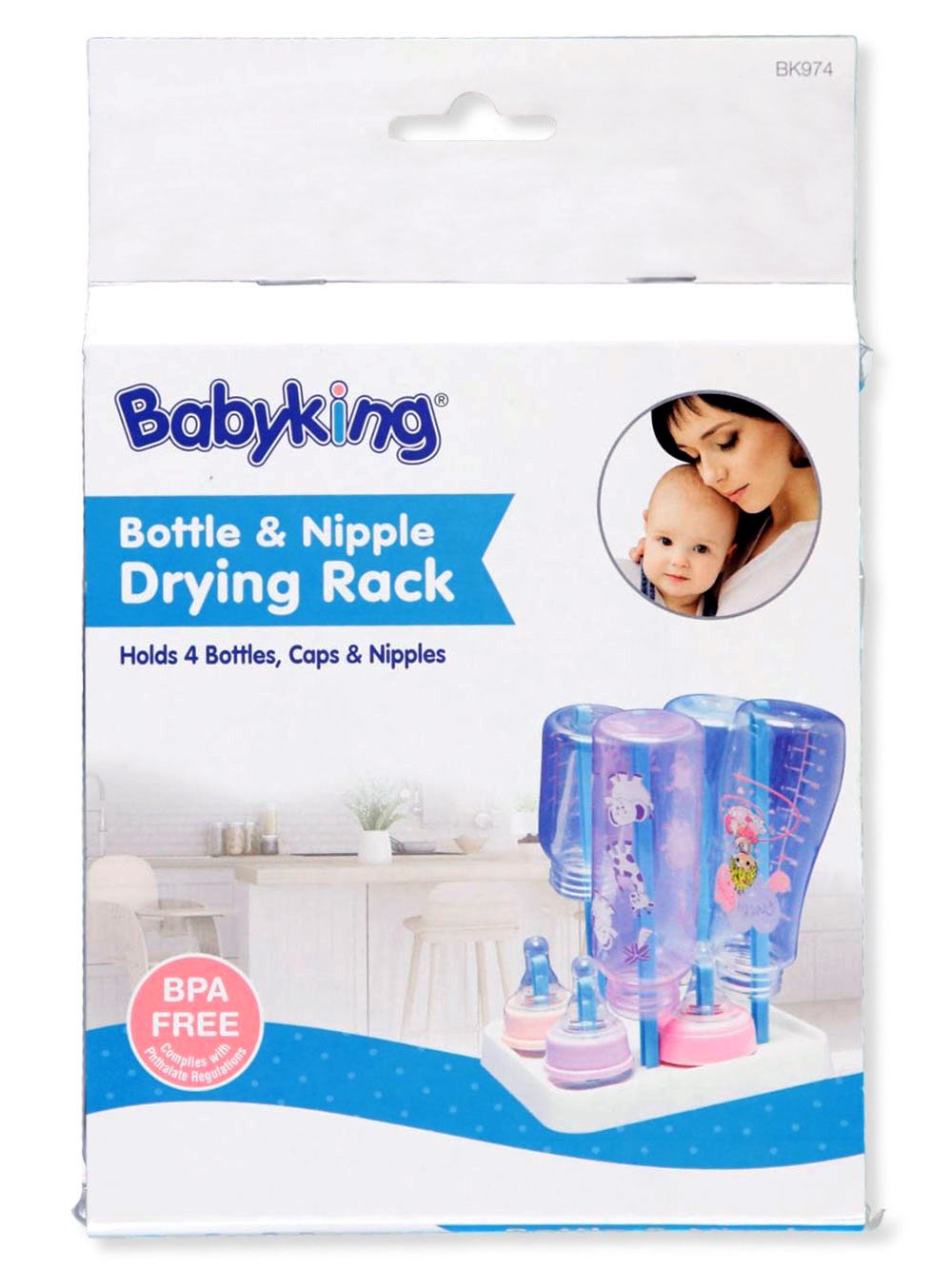 Munchkin Tidy Dry Space Saving Baby Bottle Drying Rack