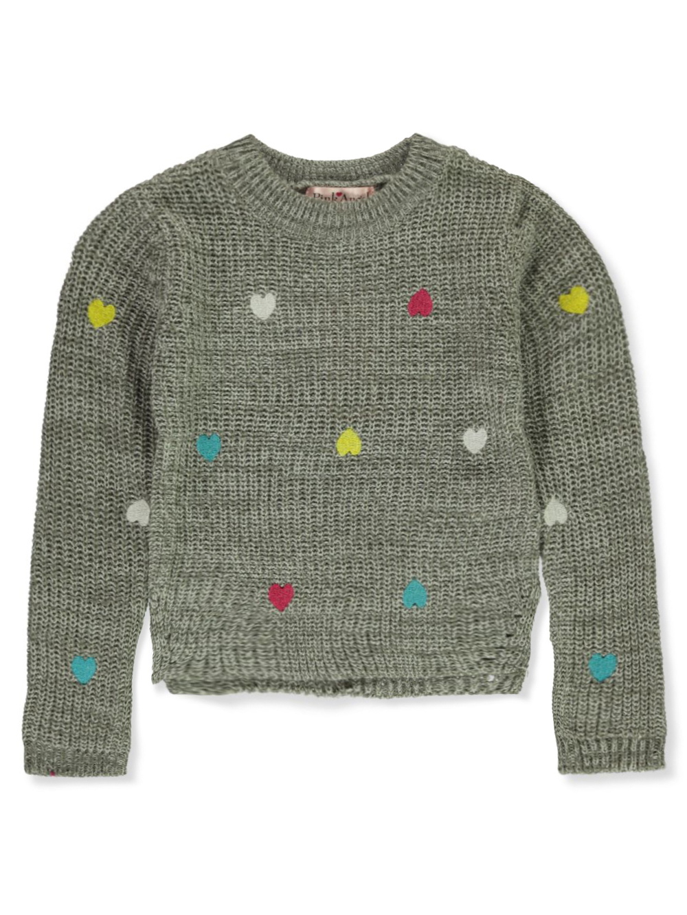 Pink Angel Girls' Hearts Sweater