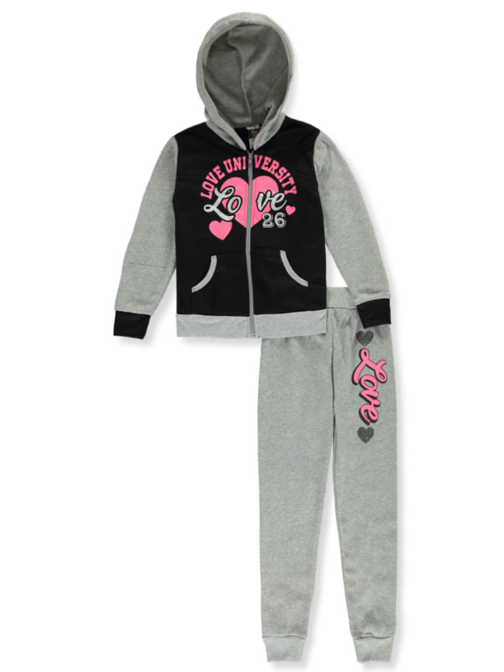 Angel Face Girls 2-Piece Sweatsuit Pants Set