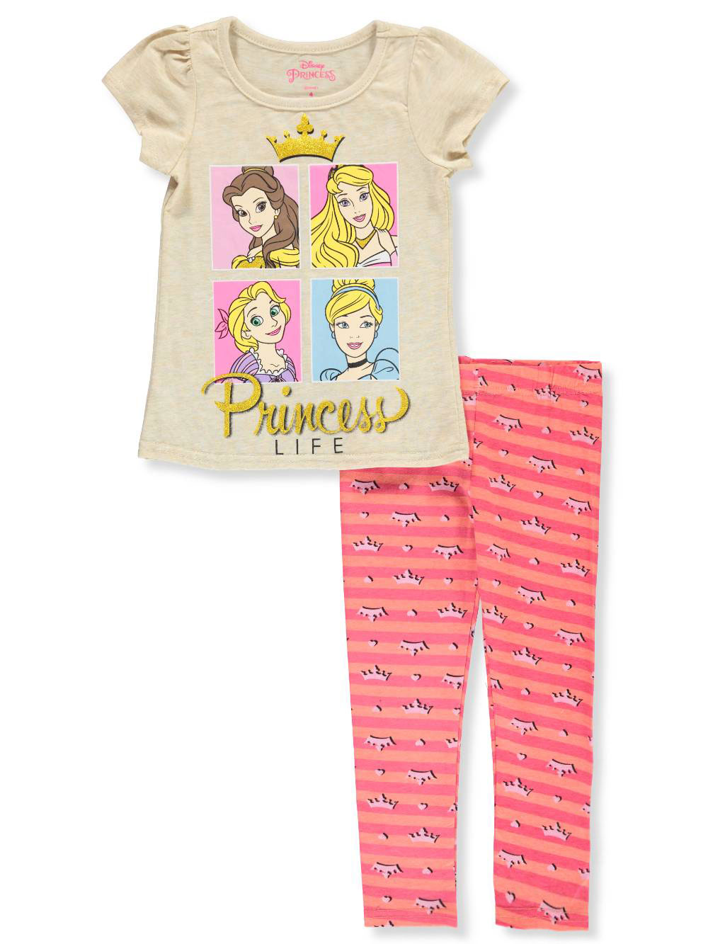 Disney Princess Cinderella Rapunzel and Belle Glittery Tulle Fancy Nightgown