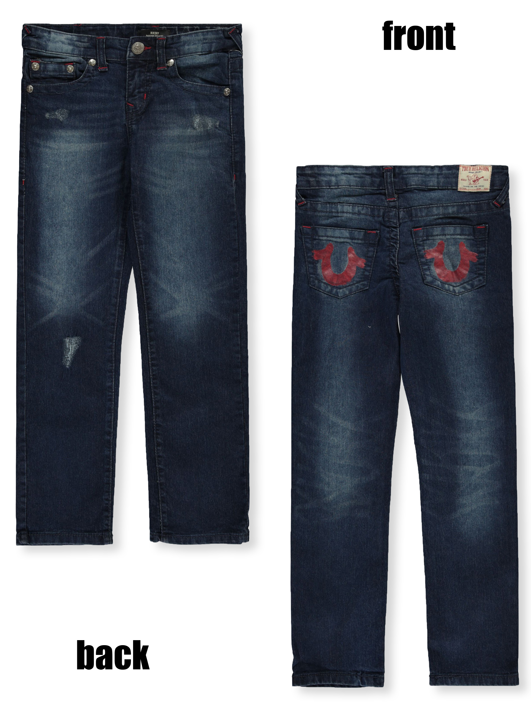 True Religion Boys' Ricky Straight Jeans