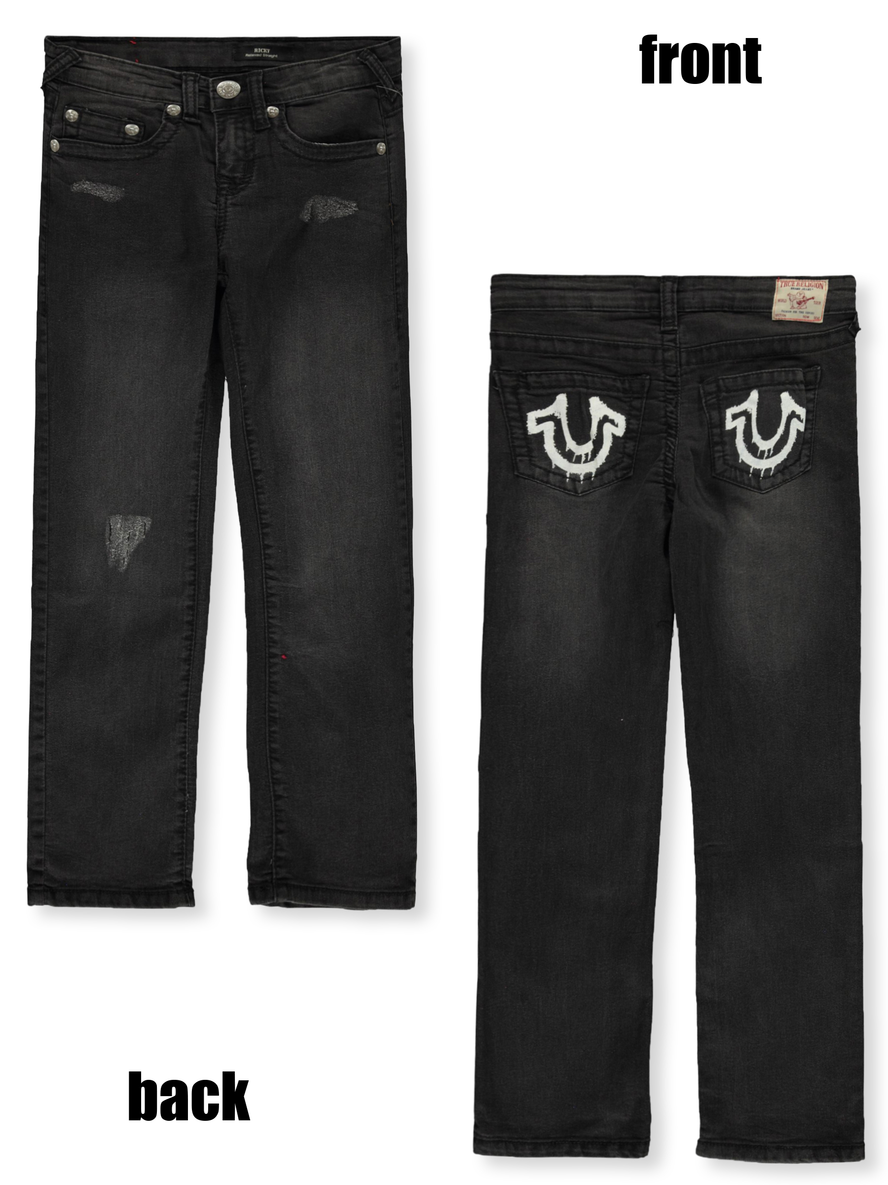 True Religion Boys' Ricky Straight Jeans