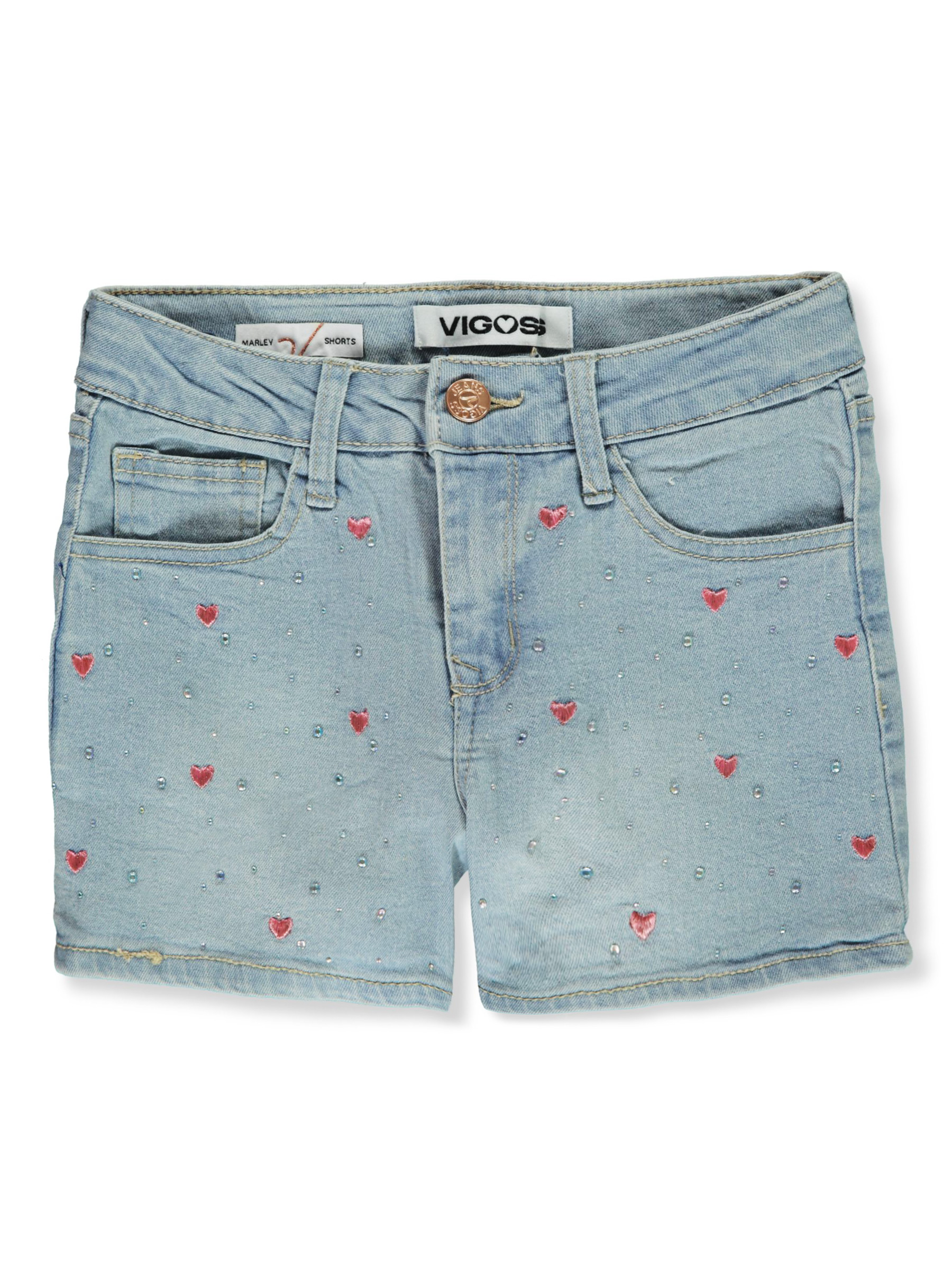 【関税&送料込】Chloe Salmon Denim Shorts Sky mid rise denim shorts – Chloe Madison Boutique